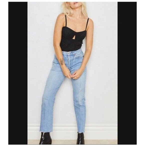 We are HAH/Revolve Under The Wire Bodysuit Black Size XS Nwts NEW B - Picture 1 of 8